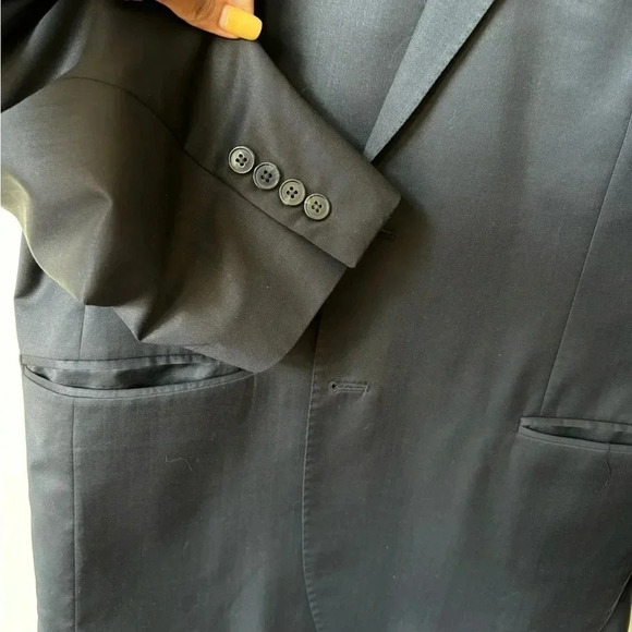 Ermenegildo Zegna Single Breasted Two Button Sports Coat Blazer Slim Fit 44RWool - Picture 12 of 14